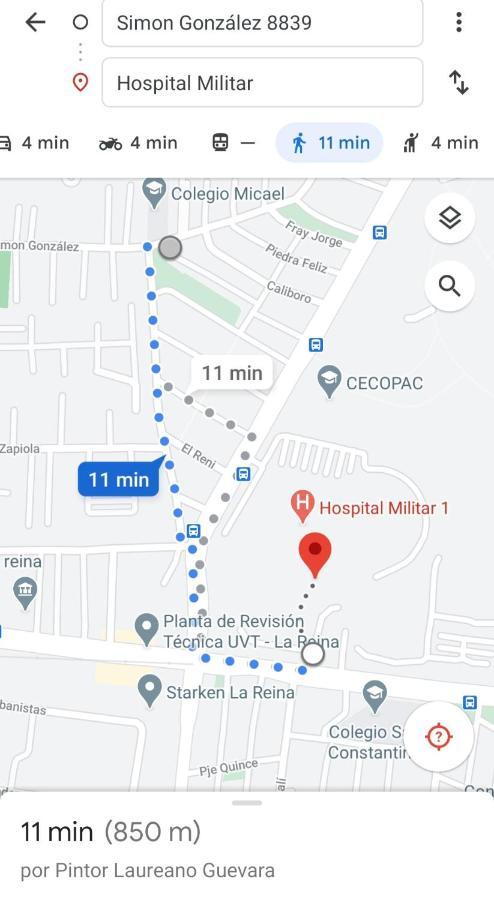 Hospedaje La Reina U 산티아고 외부 사진